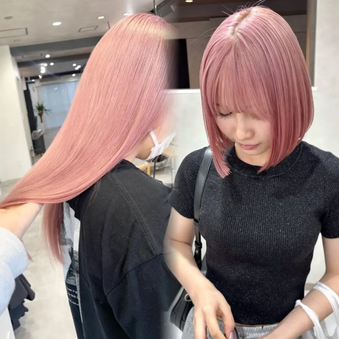 ロング ヘアカラー トリートメント 🎀ブリーチ ハイト ーン ♡Kanon♡のヘアスタイル