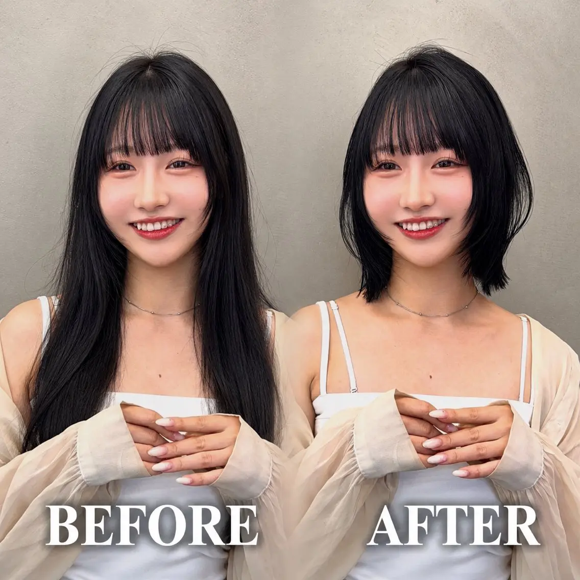 ミディアム カラー カット ヘアカラー トリートメント 🩷小川大輔🩷 店長/ボブ/インナーのヘアスタイル