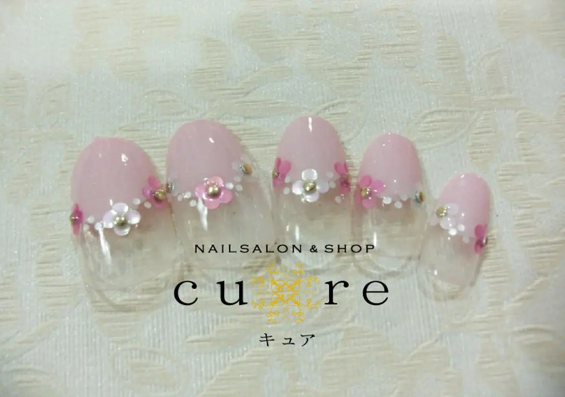 ネイル ジェルネイル ネイルサロン Cureのネイルデザイン