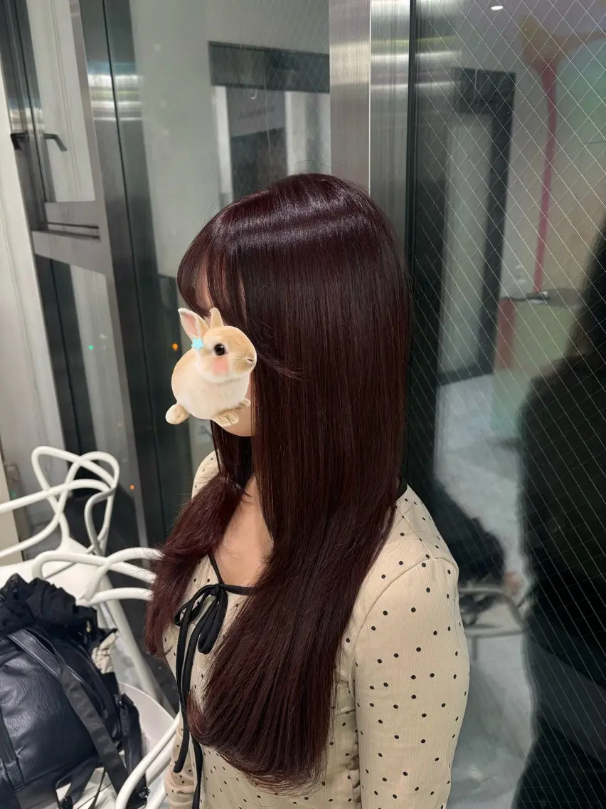レイヤーカット+ワンカラーの写真