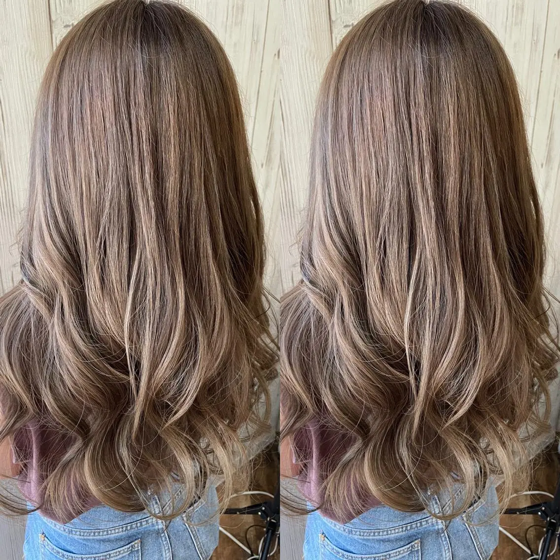 ロング カラー アディクシーカラー ベージュカラー 透明感カラー ヘアサロンオスカー 岸和田蛸地蔵店のヘアスタイル