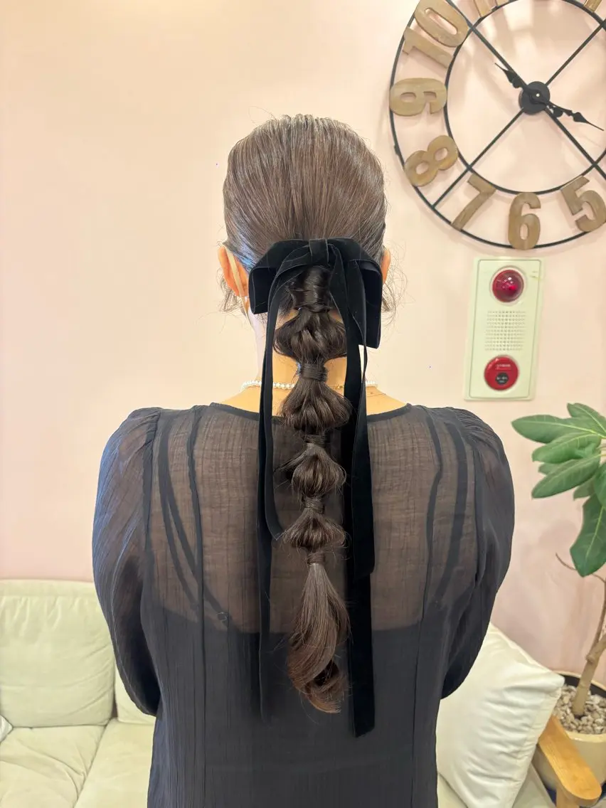 ヘアアレンジ ヘアセット 髪質改善縮毛50% OFF/吉田 響歌♡のヘアスタイル