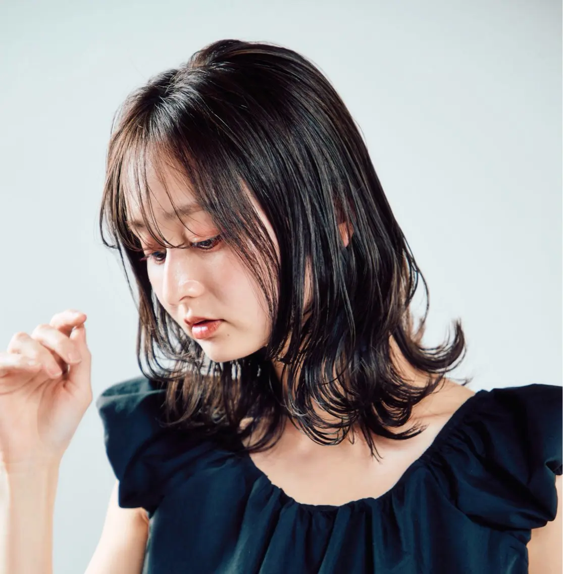ミディアム ヘアアレンジ カットモデル募集中 まつぱ/真巳子のヘアスタイル