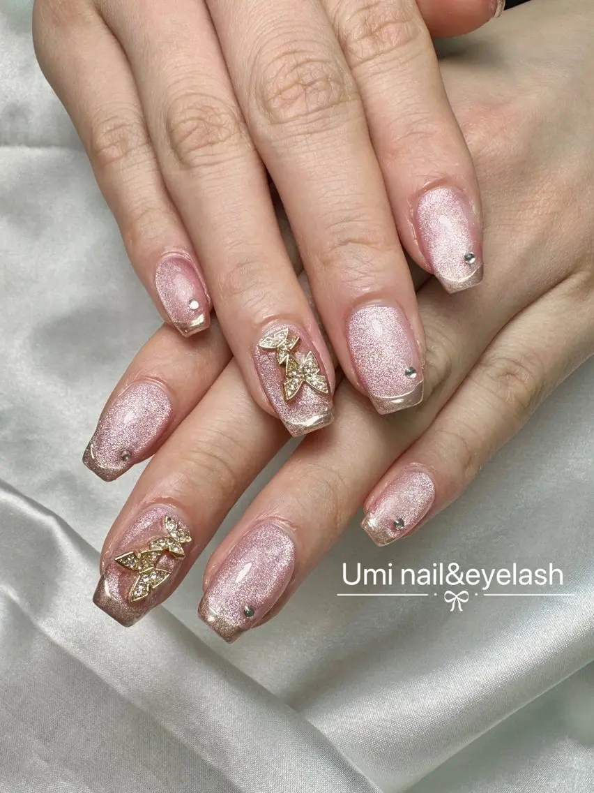 ショート 韓国風ヘア ハンドネイル ハンドケア Umi nail& eyelash ゆみのマツエク・マツパデザイン