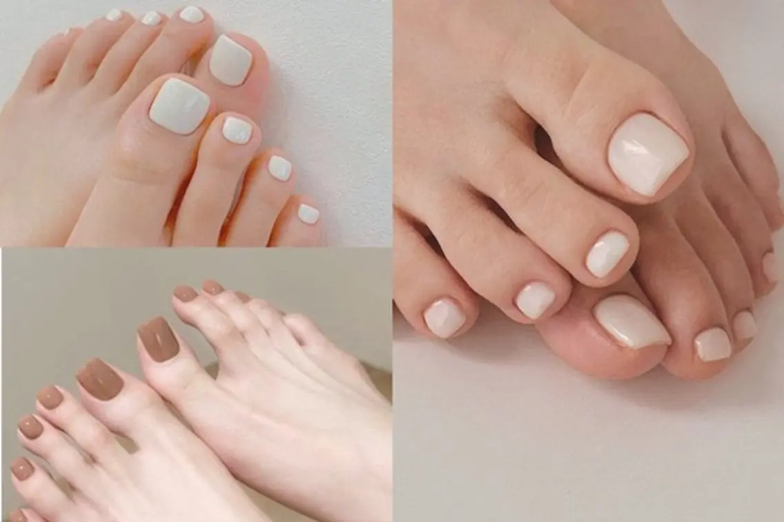 ネイル オーロラネイル クリアネイル フラッシュネイル ジェルネイル グラデーション フットネイル Amee Nail Salonのネイルデザイン