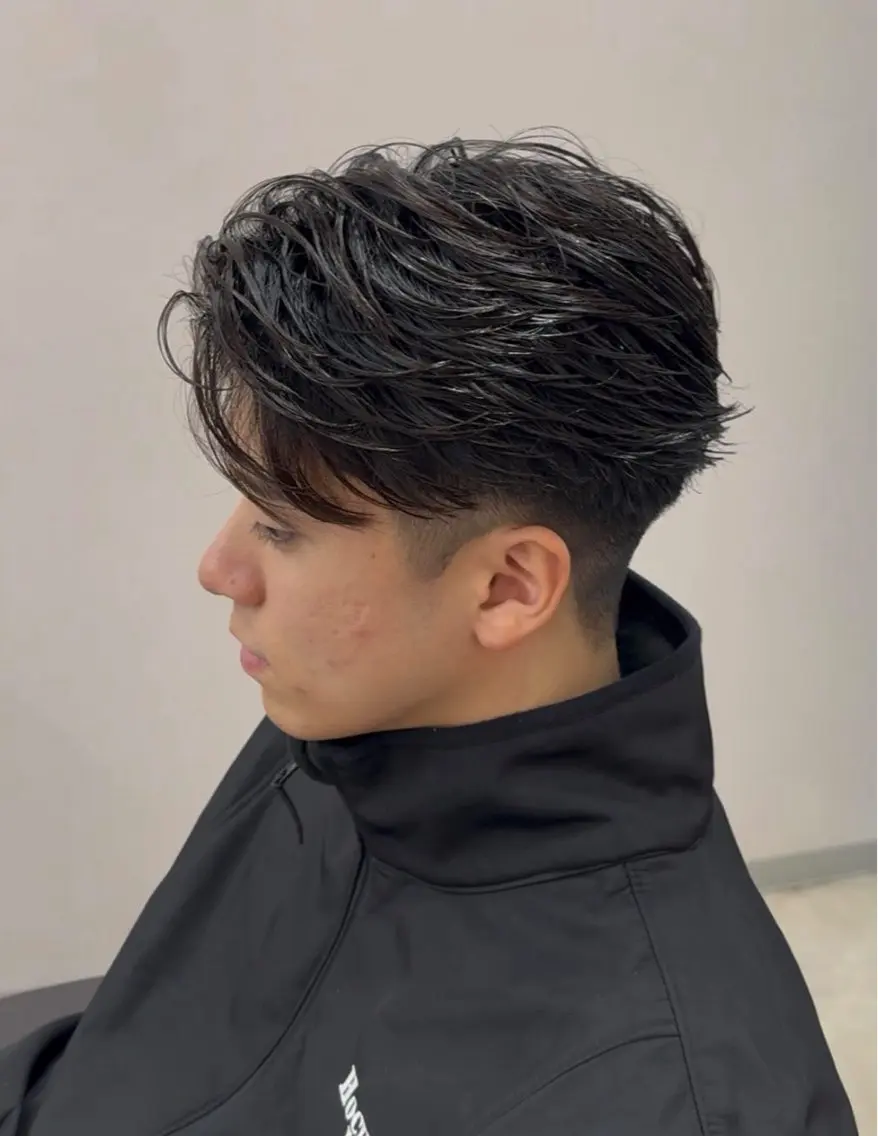 メンズ メンズパーマ カット ひかり HAZELのヘアスタイル