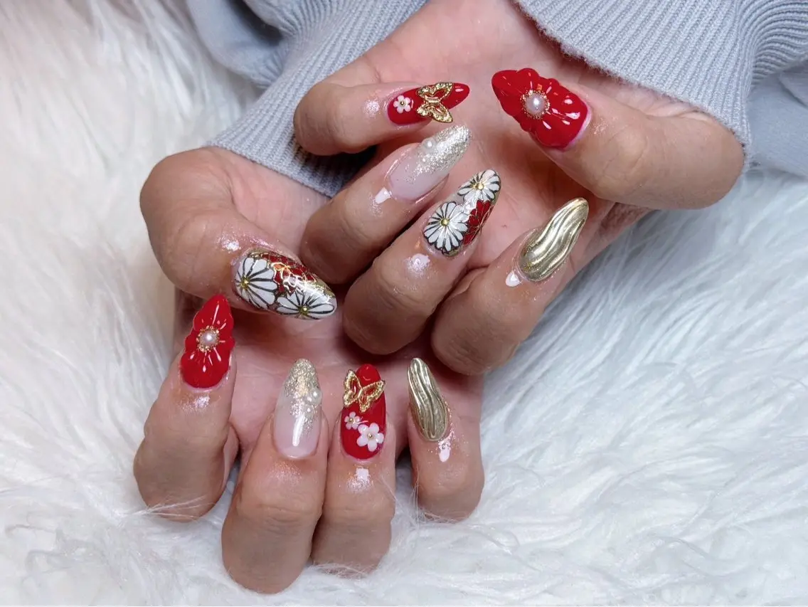 ネイル ハンドネイル 🍑Yun nail 店長🍑のネイルデザイン