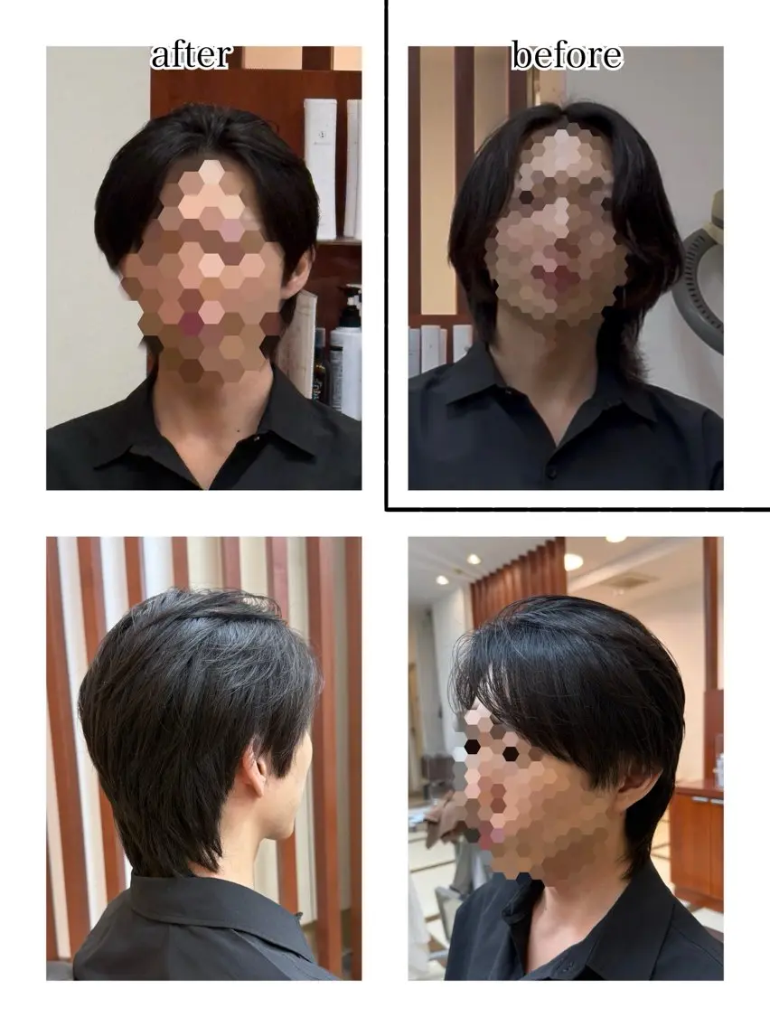 ミディアム メンズ 飯塚 美羽のヘアスタイル