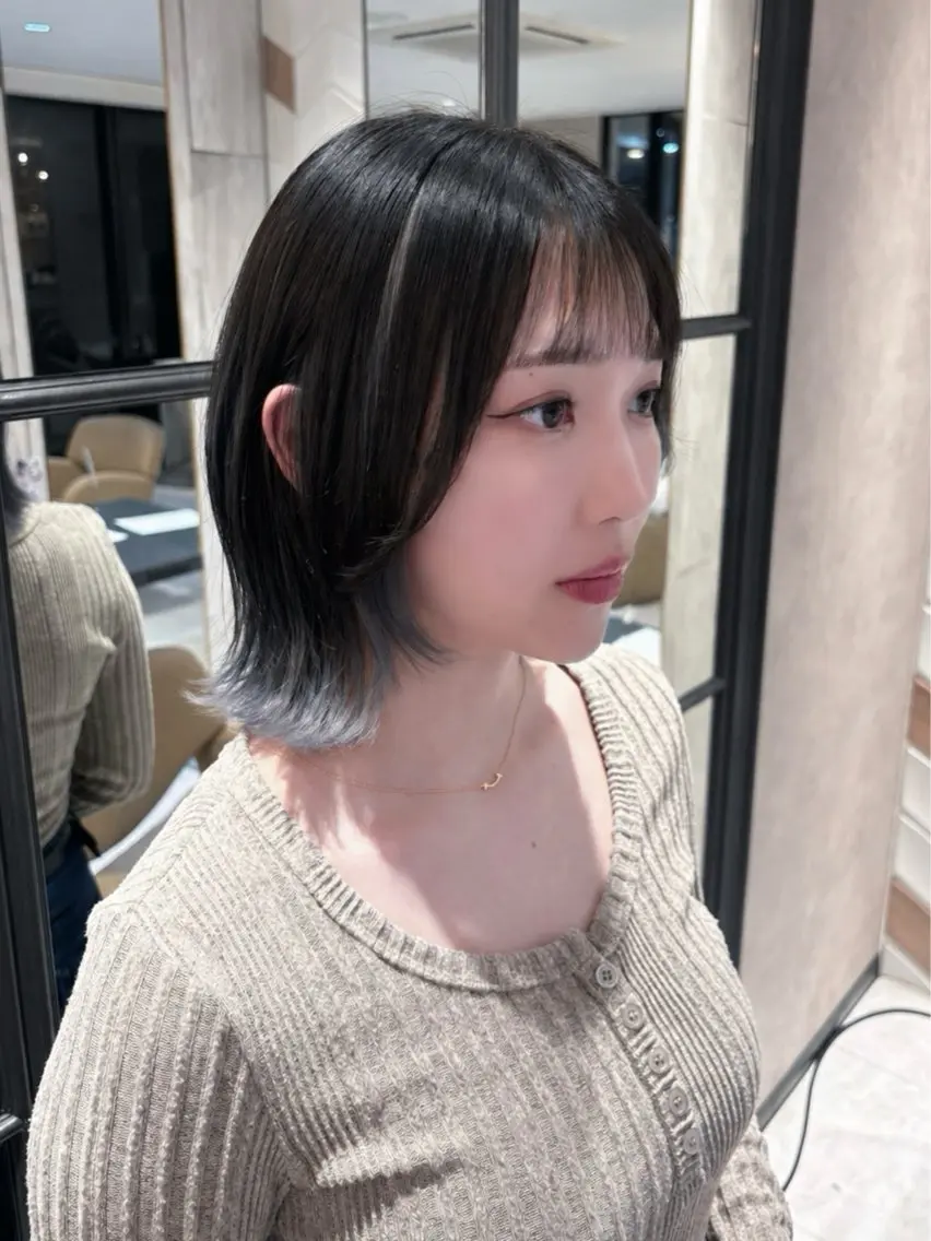 ミディアム ヘアカラー 🩶kind虎井遥音 カットモデル募集🩶のヘアスタイル
