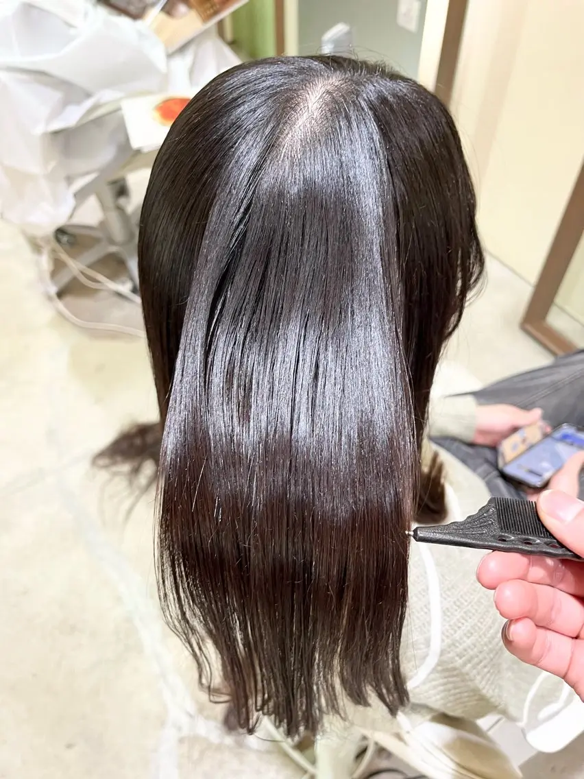 ロング パーマ ロング 縮毛矯正 ストレートパーマ 北川 寛之✨メンズパーマ✨のヘアスタイル