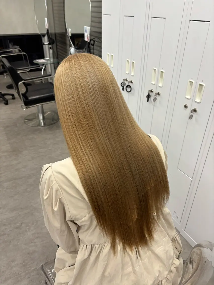 【ブリーチモデル募集✨】3ブリーチカラー+tr《大阪梅田、中崎町、ペールピンクカラー、ミルクティー、ホワイト》の写真