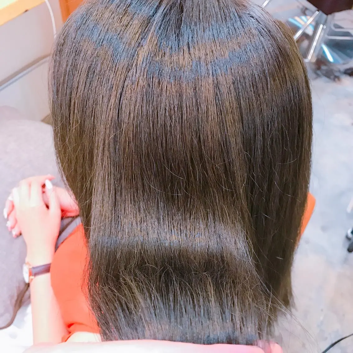 ロング カラー グレージュ イルミナカラー 🌈限定価格🌈 鈴木 瑛輔のヘアスタイル