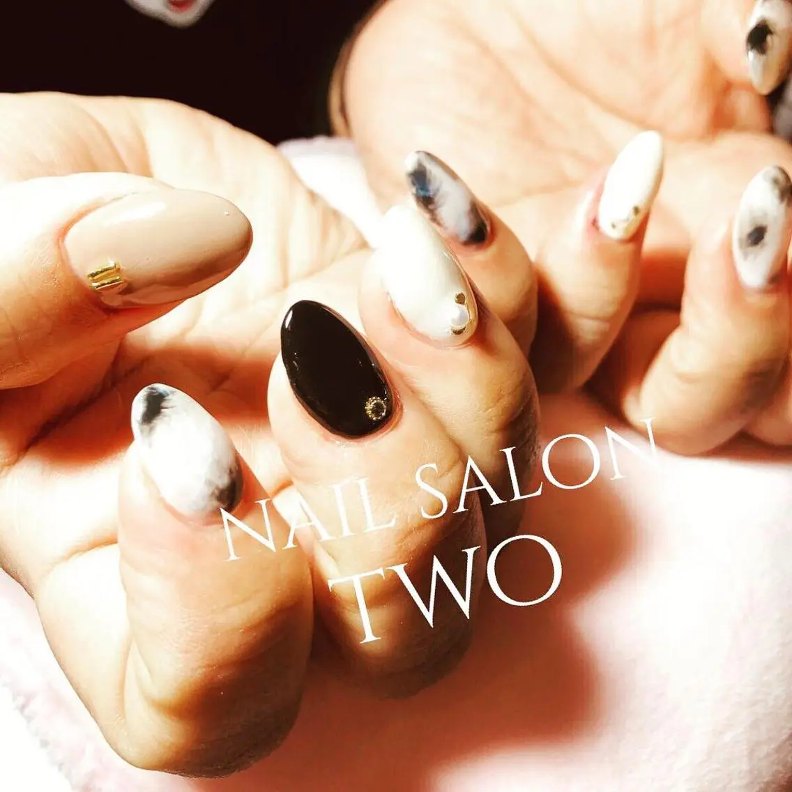 ネイル 大理石ネイル(マーブル) two nailのネイルデザイン