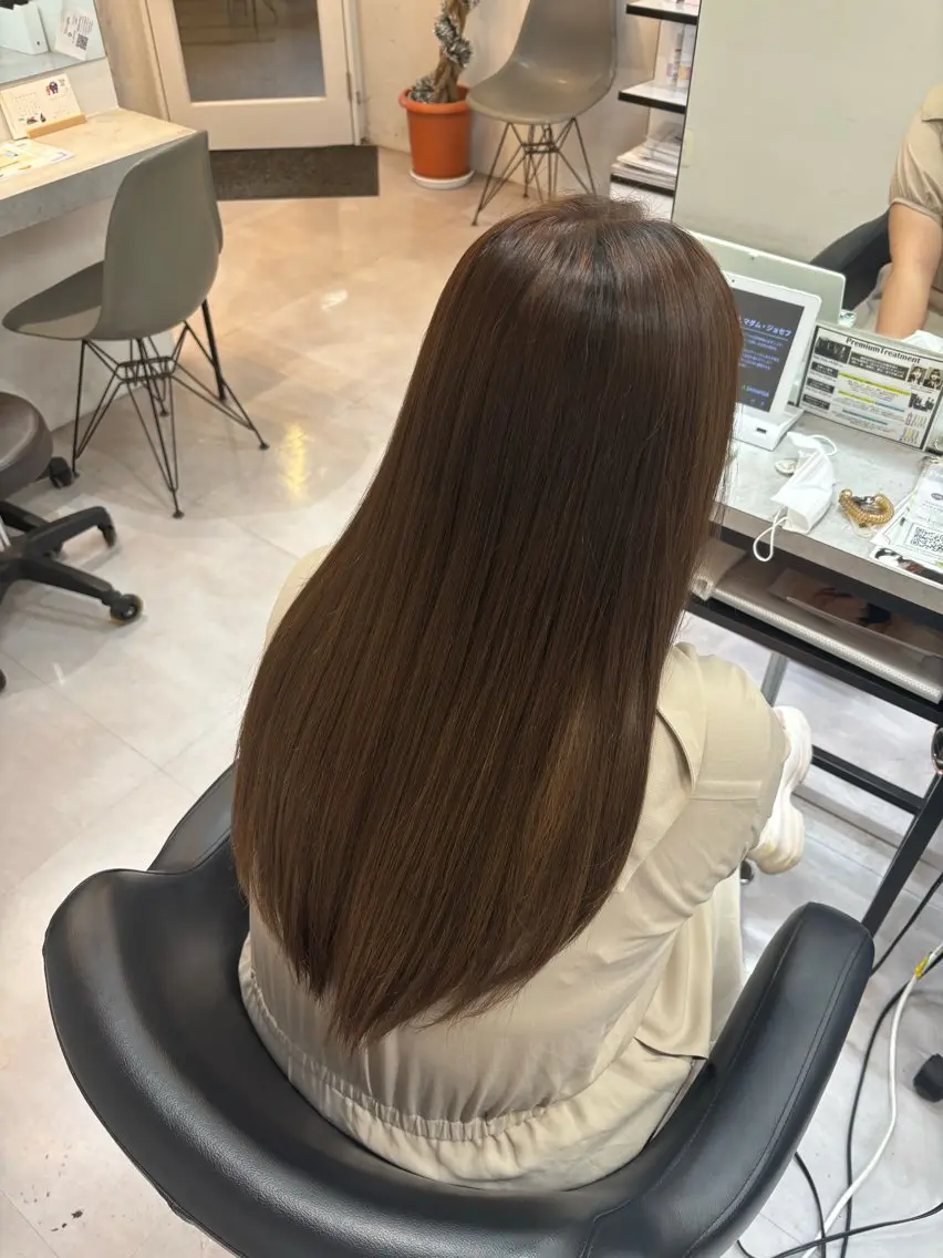ロング ヘアカラー 🌙髪質改善カラー Momoka🦋のヘアスタイル