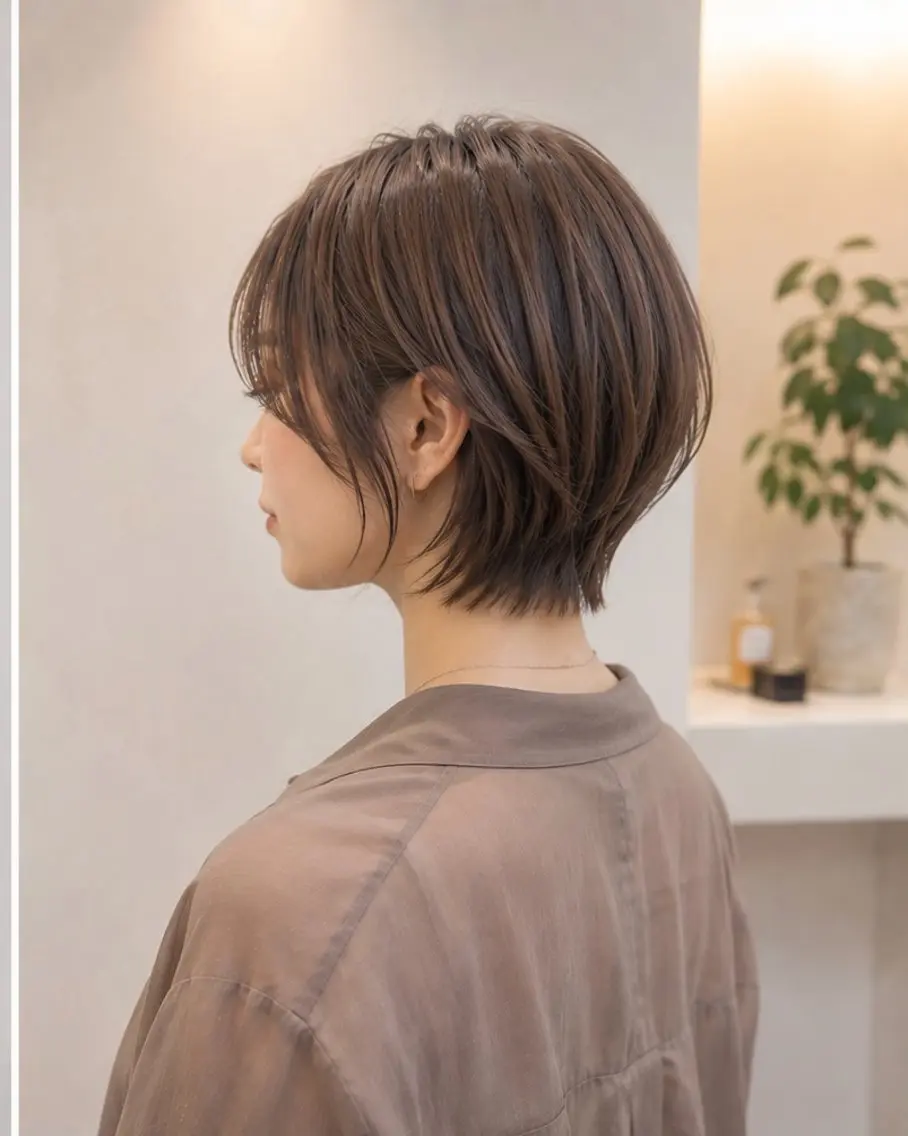 ショート ボブ／ショート （中島若菜)のヘアスタイル