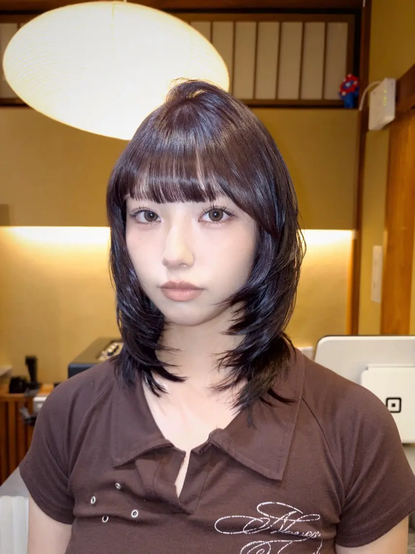 ミディアム ゆるふわガーリーst yle🩰yuukaのヘアスタイル