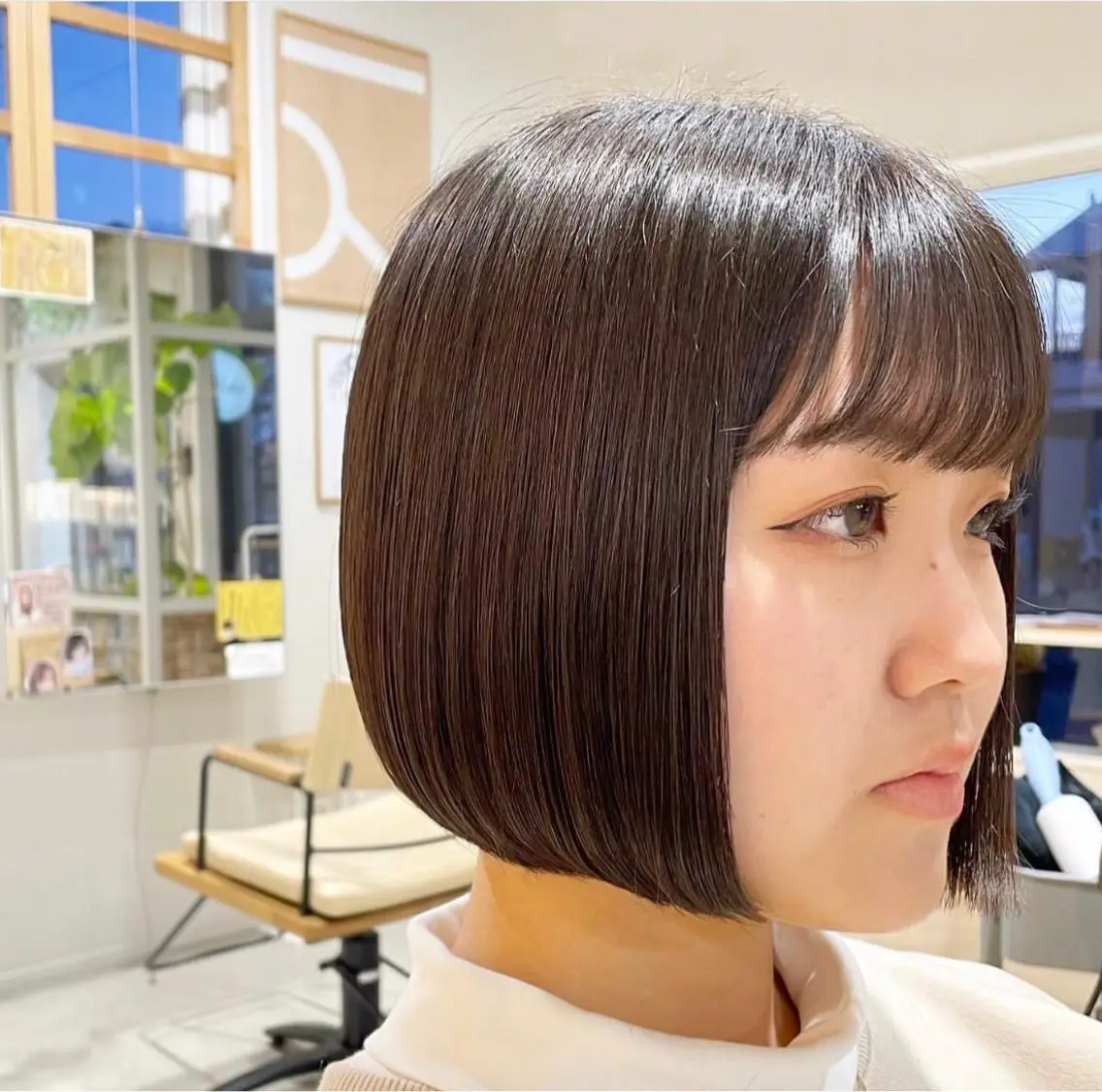 ショート ボブ トリートメント トップディレクター アヤカのヘアスタイル