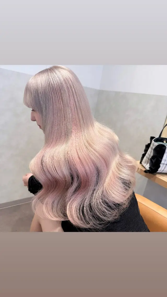ロング ヘアカラー トリートメント ‎🤍札幌ハイトーン 🤍シンゴのヘアスタイル