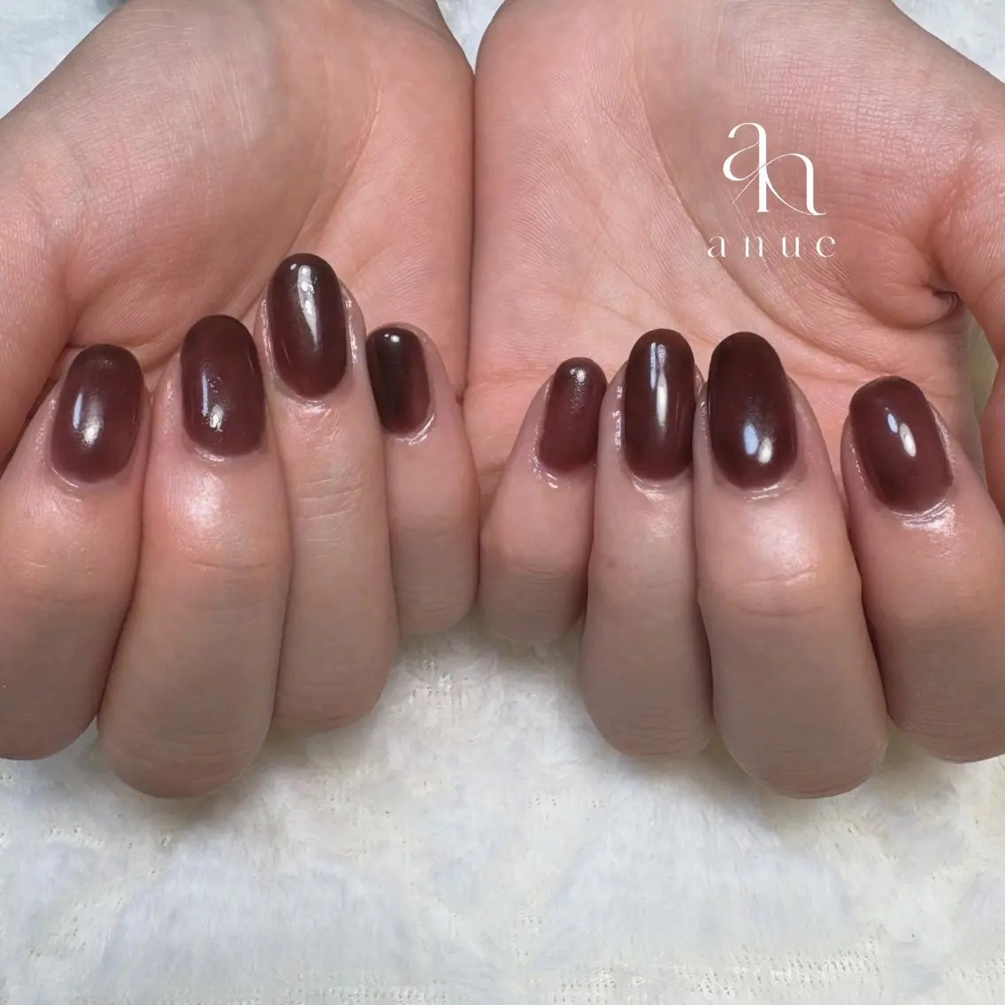 ネイル ワンカラーネイル シンプルネイル ハンドネイル nail salon anueのネイルデザイン