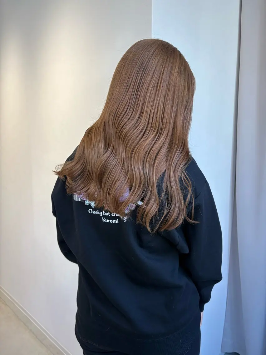 ロング カラー ブリーチ ヘアカラー トリートメント 堺 鳳 ママ美容師 yukariのヘアスタイル