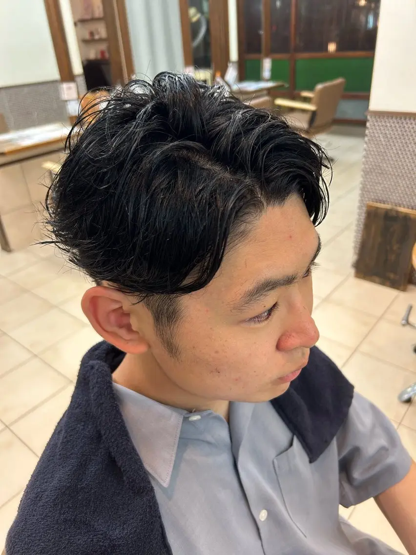 メンズ ビジネス メンズ特化/カット: パーマ🔥REO🔥のヘアスタイル