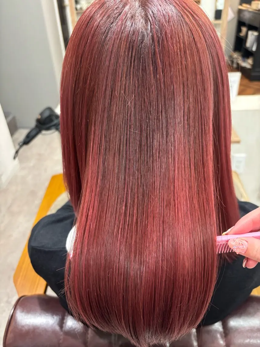 セミロング カラー 透明感カラー/ SHIN🎀のヘアスタイル