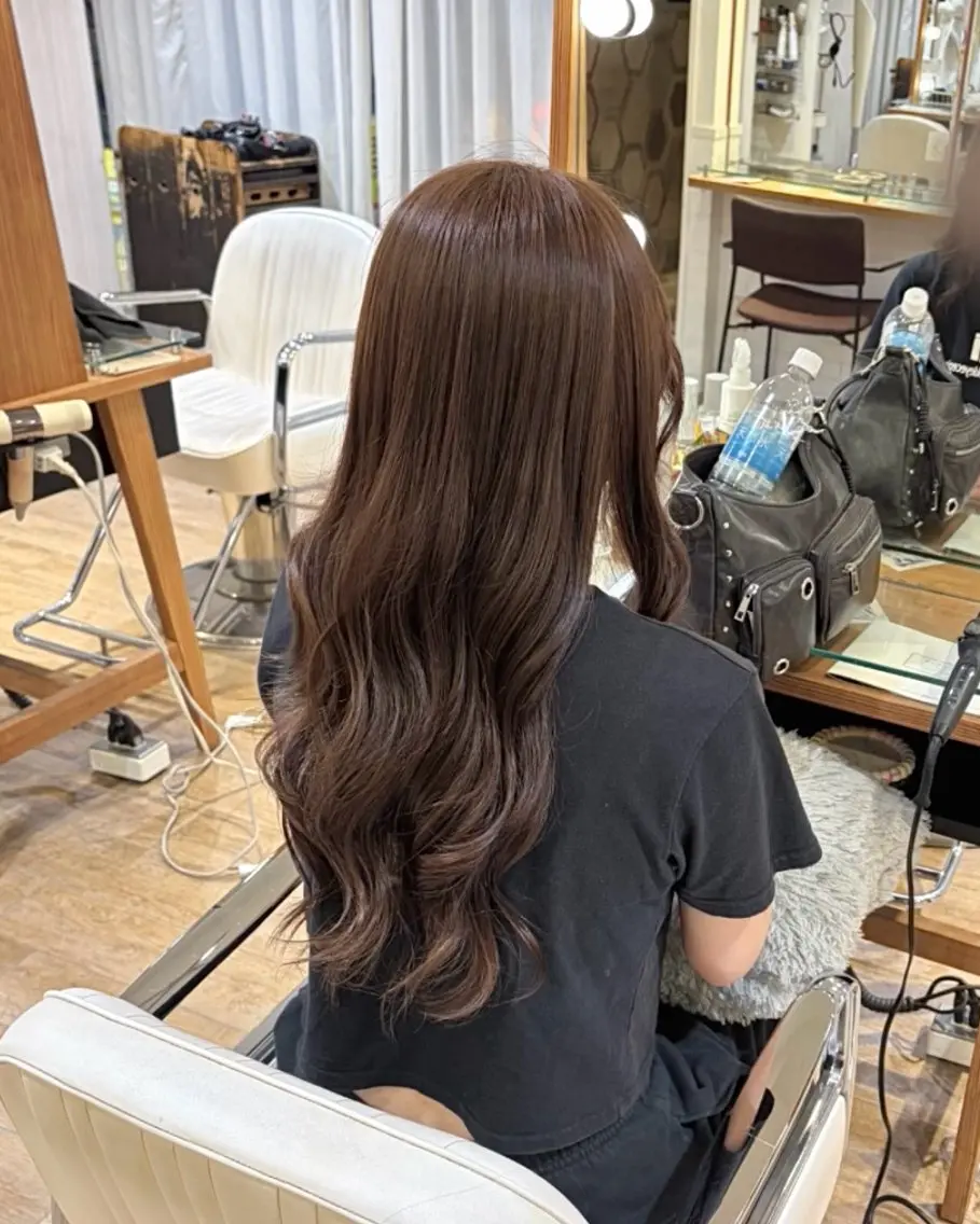 ロング ヘアカラー トリートメント 🌟ɴᴇᴏʟɪᴠᴇ ᴋᴀʀᴇɴ🤍´-のヘアスタイル