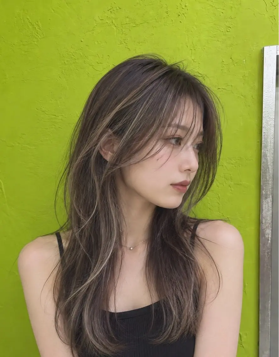 セミロング カラー セミロングパーマ ダブルカラー ボブ 髪質改善 縮毛矯正 ヘアカラー 湘南台ORCO 店長 ✨RYUのヘアスタイル