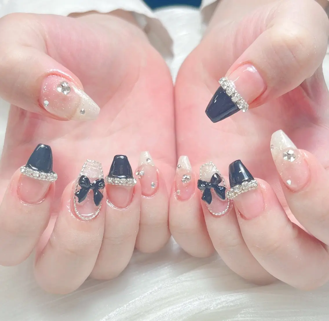 ネイル candy nail 韓国風ワンホンネイルのネイルデザイン