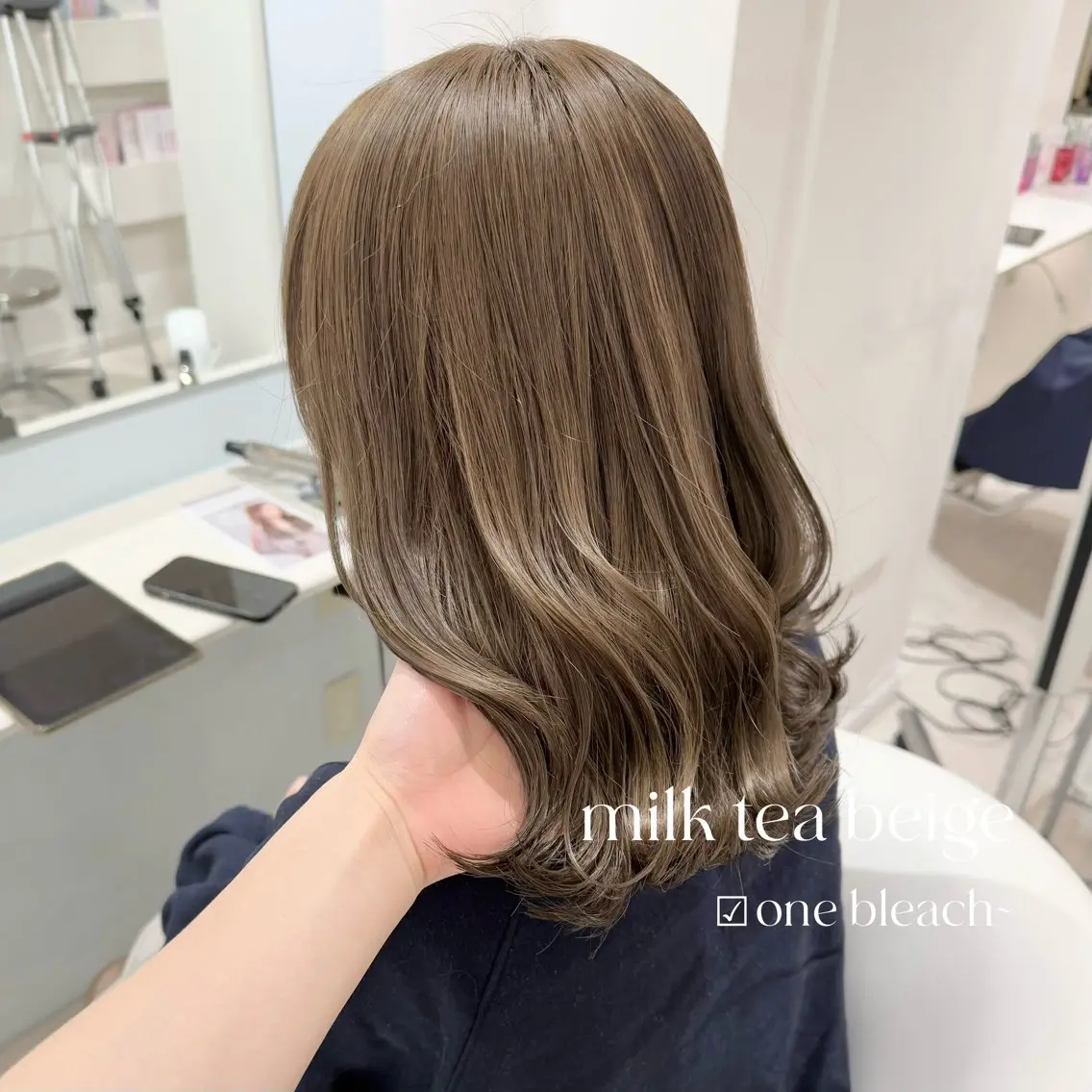 ミディアム カラー ヘアカラー ParveMix￤ 大賀さつき🍨🤍のヘアスタイル