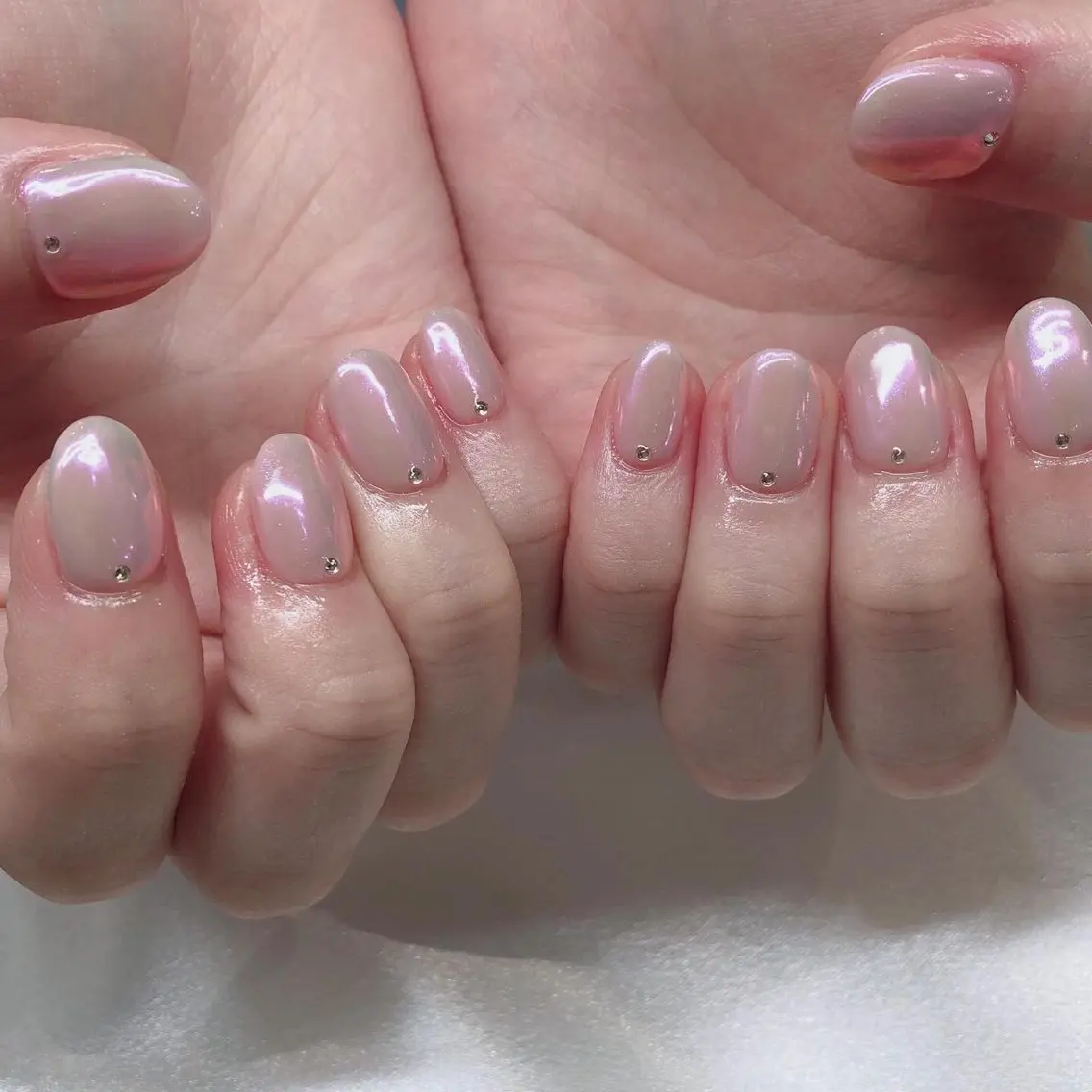 ミラーネイル🪞💅ベースカラーあり!の写真