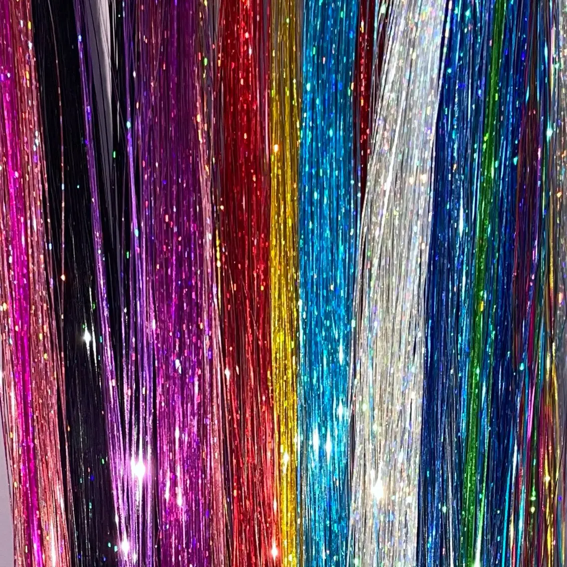 🦄🌈ヘアティンセル🌈🦄  10本‼️カラー選び放題🎨‼️🤍の写真