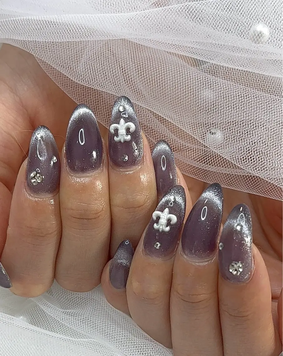 アートネイル🖤6-8本🖤【オフ込み】の写真