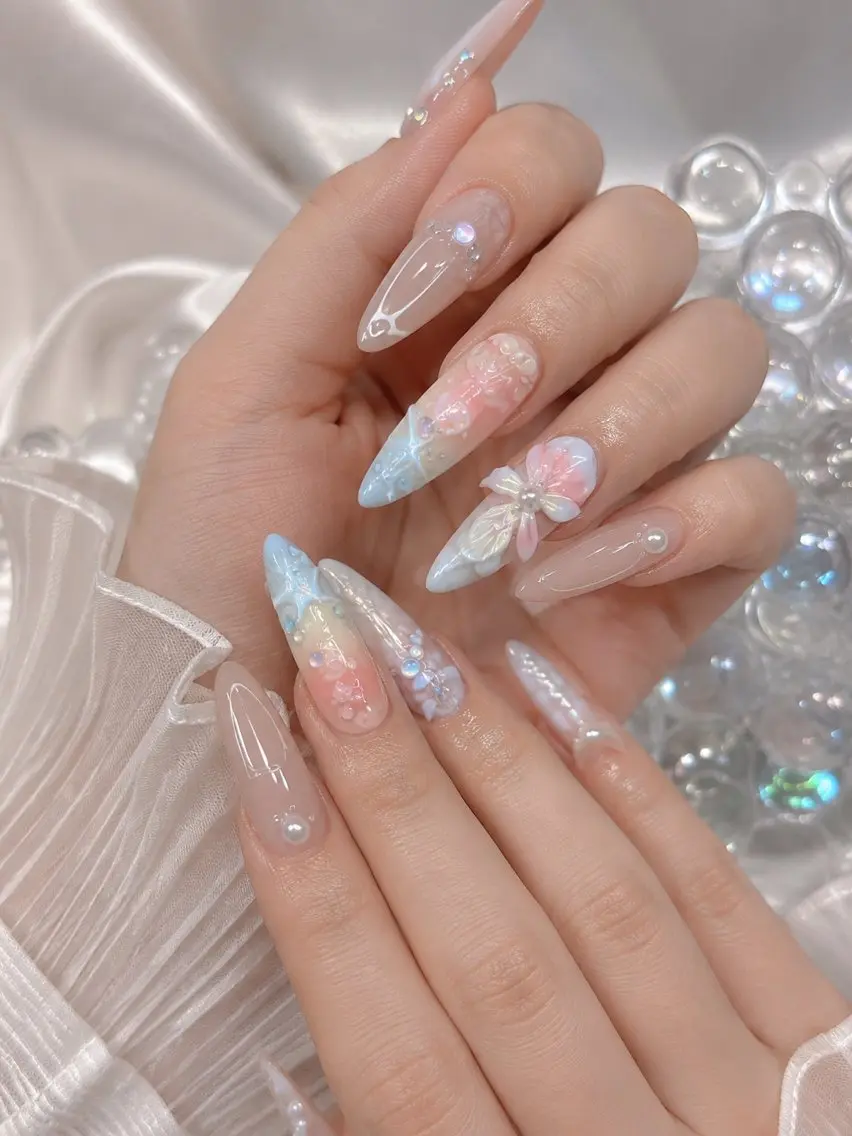 ネイル ハンドネイル ANH ゴテゴテネイルのネイルデザイン