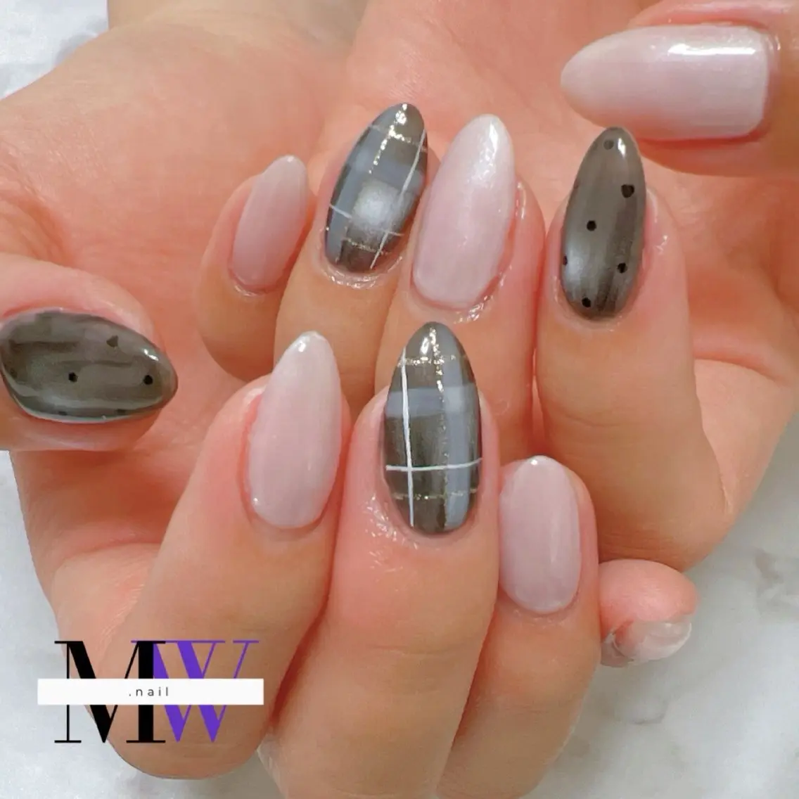 ネイル ドット マグネットネイル ハンドネイル MW .nailのネイルデザイン
