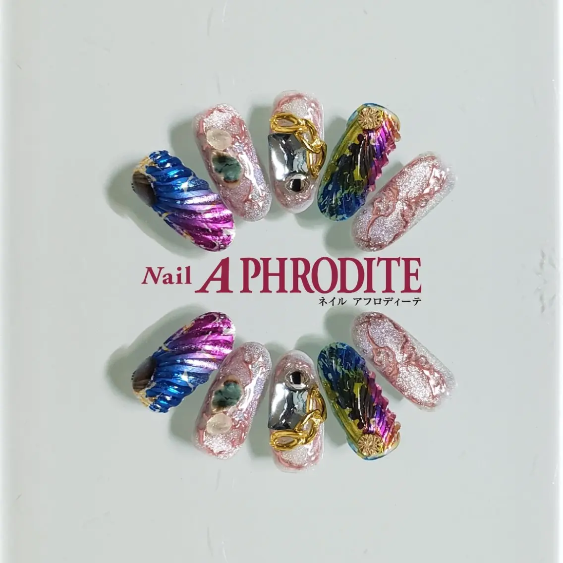 ネイル ジェルネイル ニュアンスネイル スカルプネイル ソフトジェル ネイルチップ ハンドネイル Nail Aphroditeのネイルデザイン