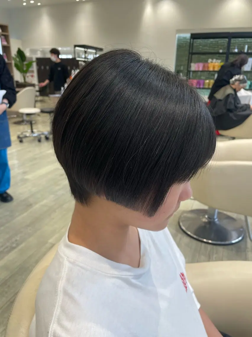 ショート ショートボブ ボブ ショートヘア カット 田中 あかりのヘアスタイル