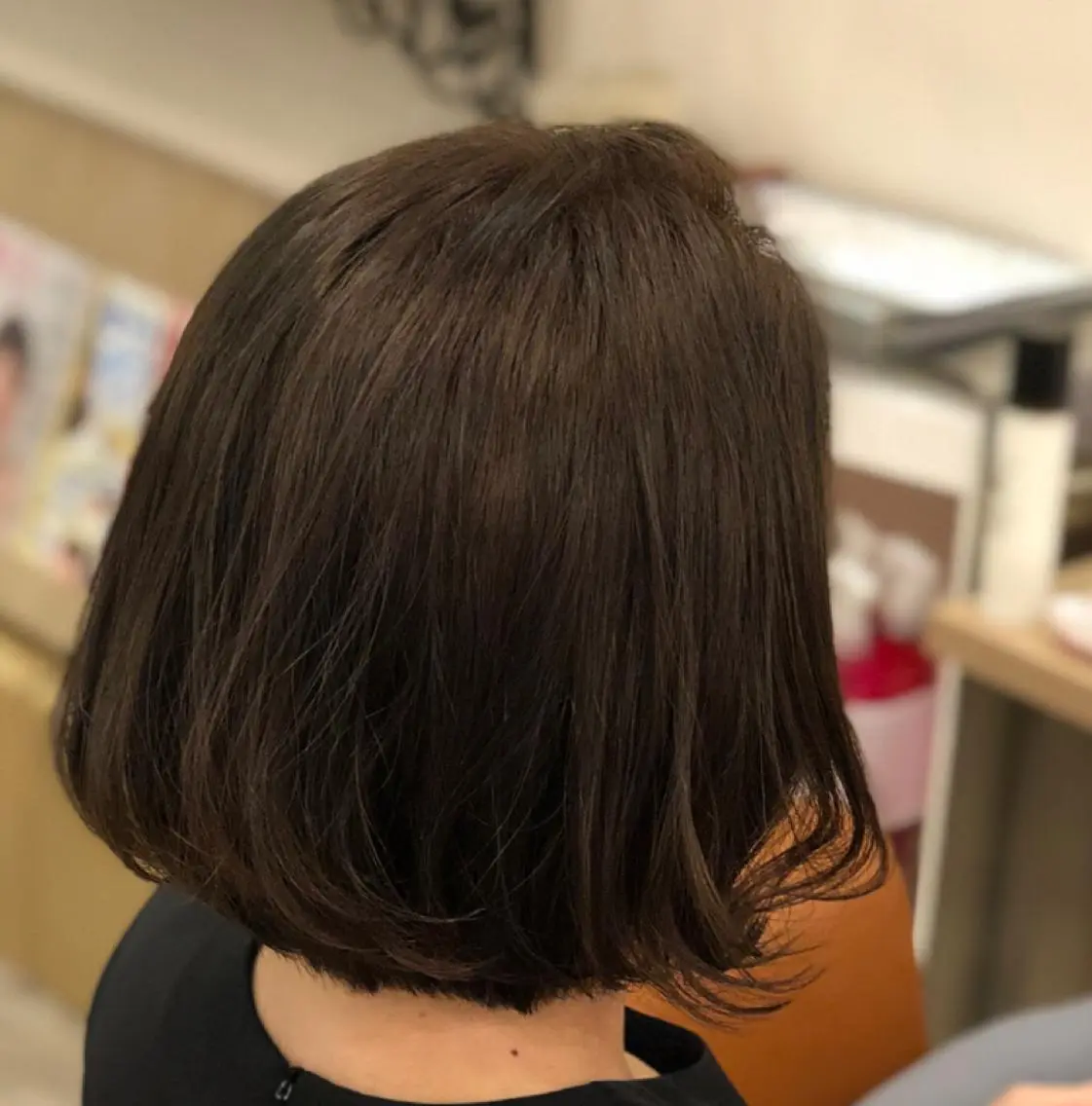 カット＋高トリートメント配合縮毛矯正の写真