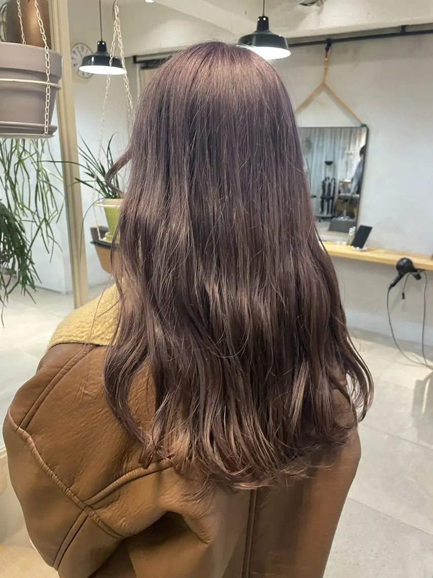 ロング カラー ヘアカラー トリートメント ケアパーマ/ケアブリ ーチdaisukeのヘアスタイル