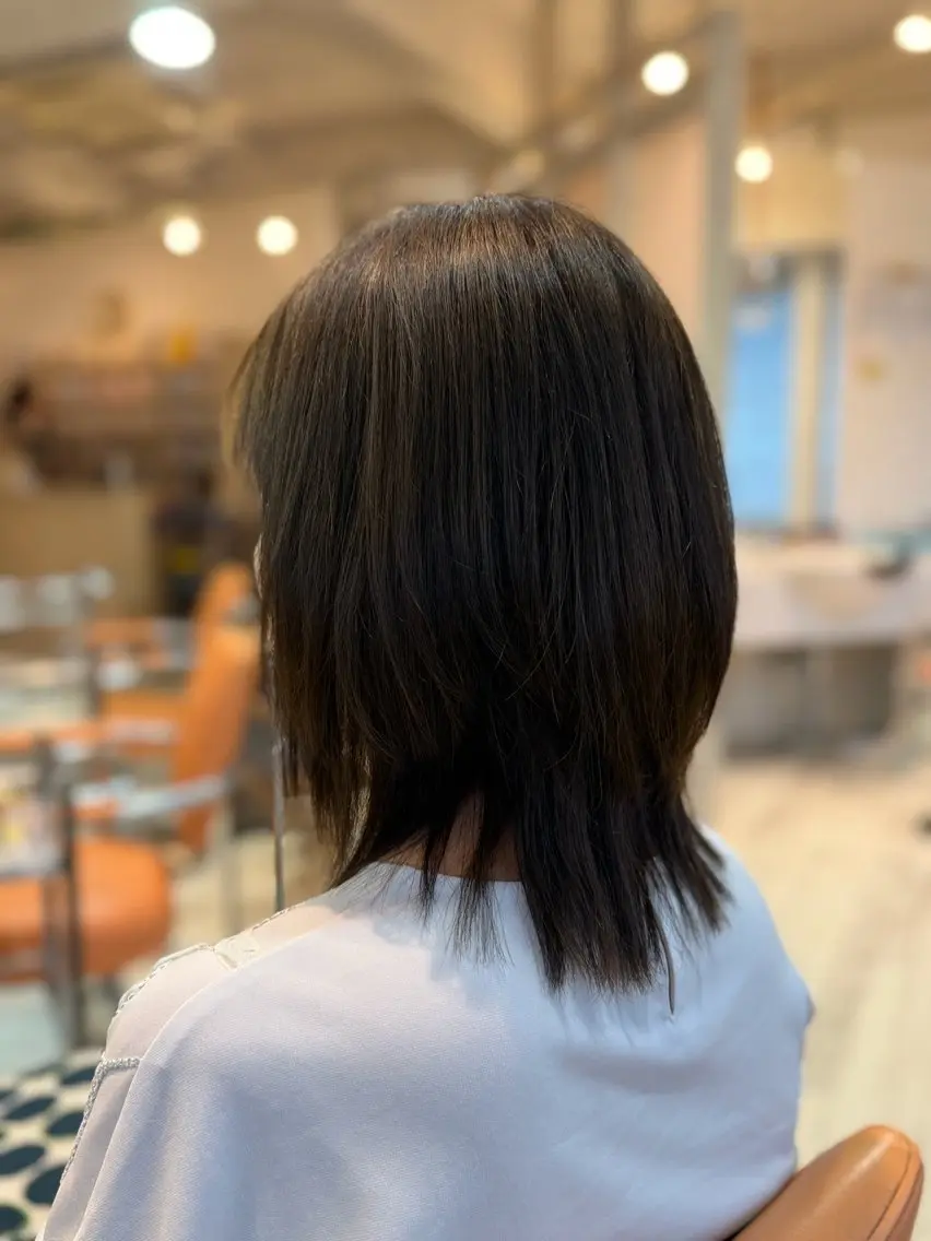 ミディアム くびれヘア asha 神戸店 米村のヘアスタイル