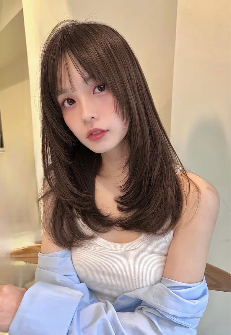 透明感UP!! オリーブ系〜ベージュ系、暖色系までお任せください♡柔らかい色が得意です!♡【フルカラー】の写真