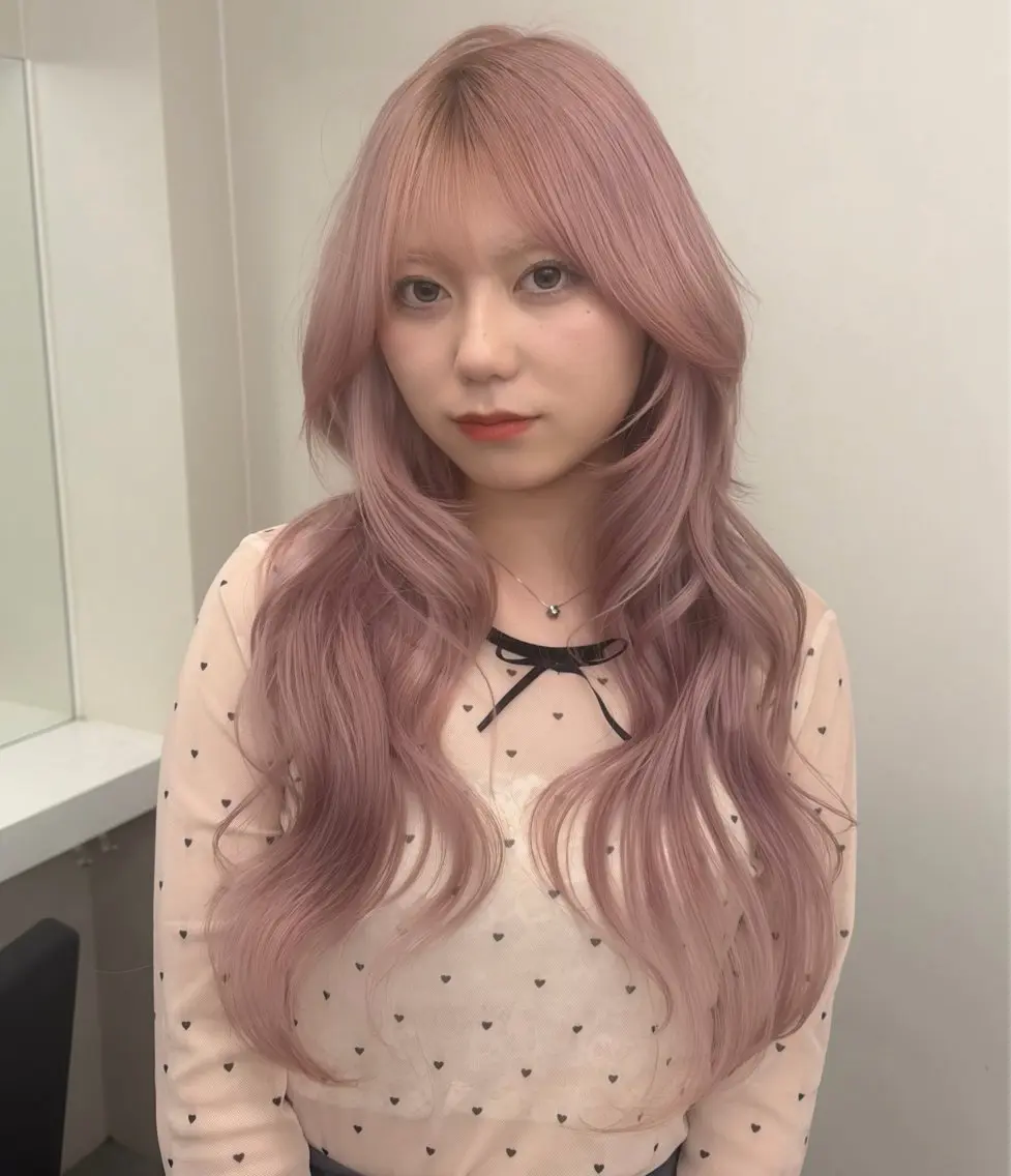 ロング エクステ コスギ ユカナのヘアスタイル