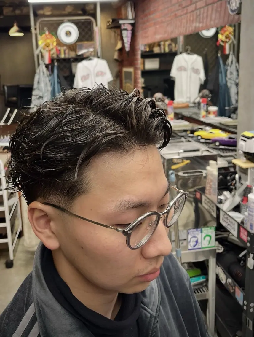 《平日21時限定》•カット&ナチュラルパーマの写真