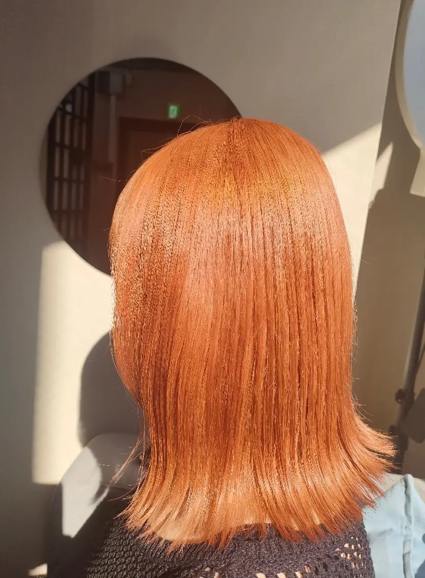 ミディアム カット ヘアカラー 🫧 ボブ/真鍋 衿奈🫧のヘアスタイル