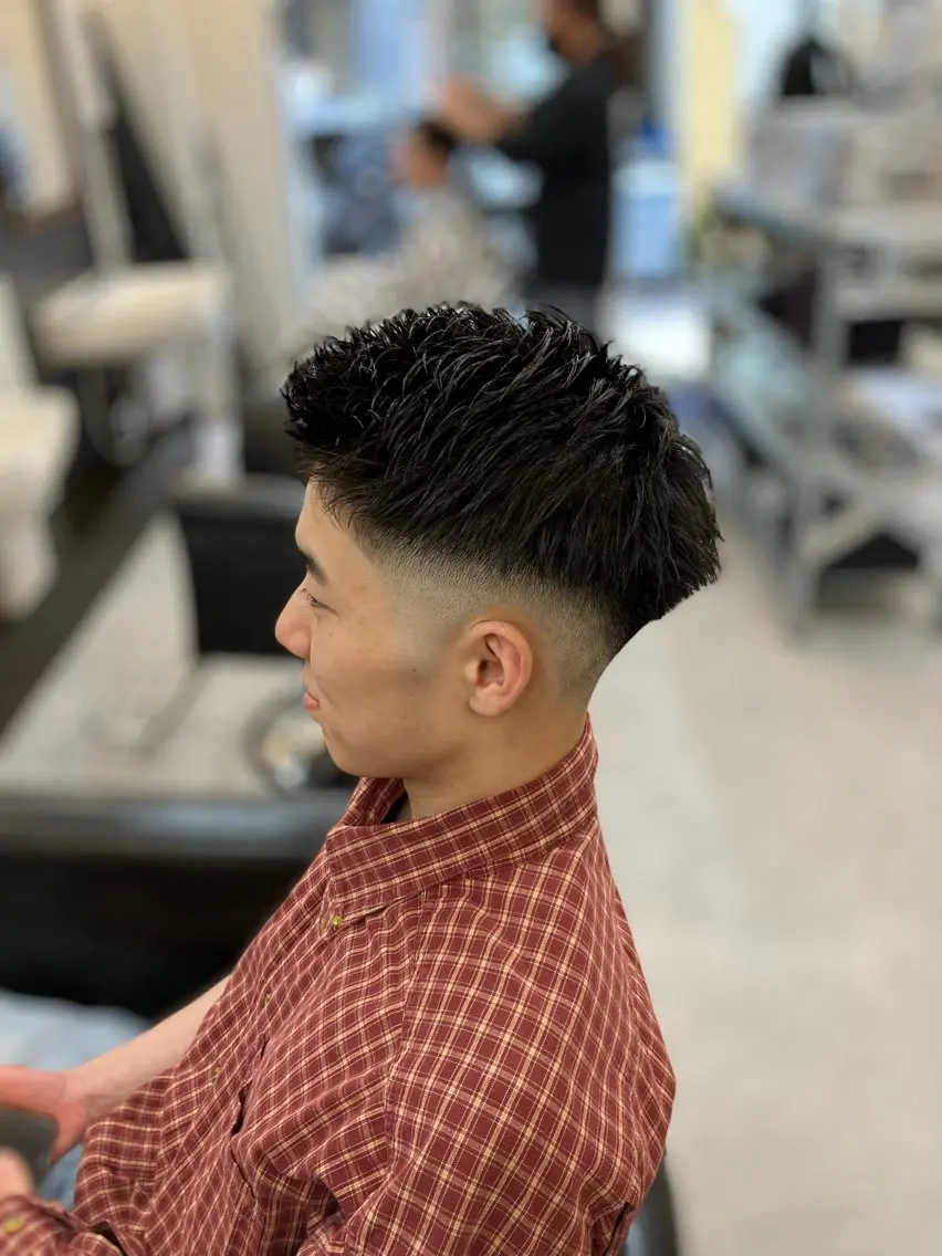 メンズ フェードカット スキンフェード Back  bone barberのヘアスタイル