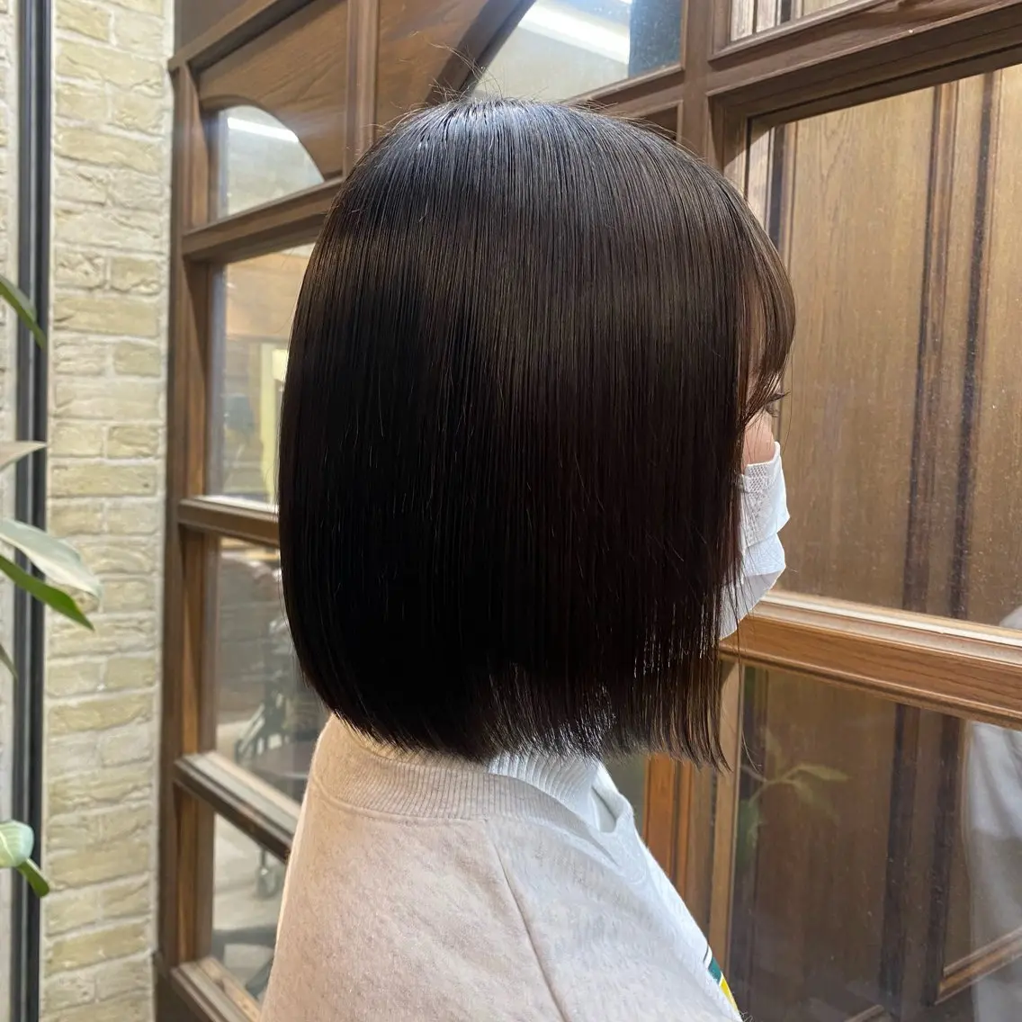 ショート 切りっぱなしボブ ボブ bio(ビオ) 博多のヘアスタイル