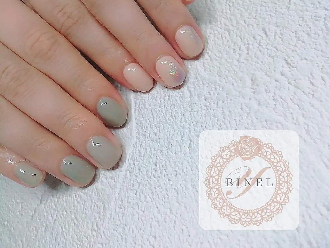 ネイル 持ち込み ハンドネイル Nail Salon Y.BINELのネイルデザイン