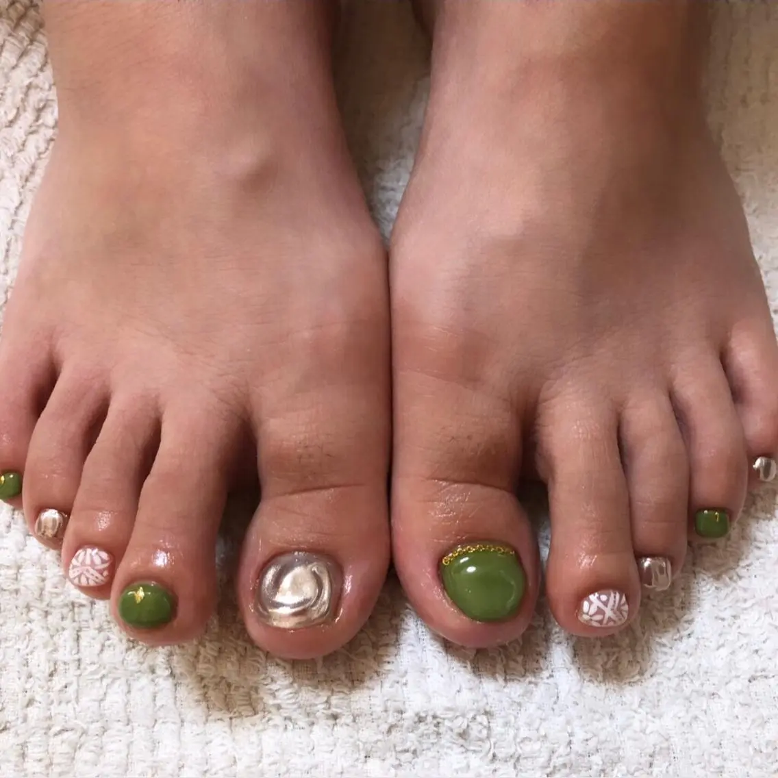 ネイル フットネイル private_ salon.Leaのネイルデザイン