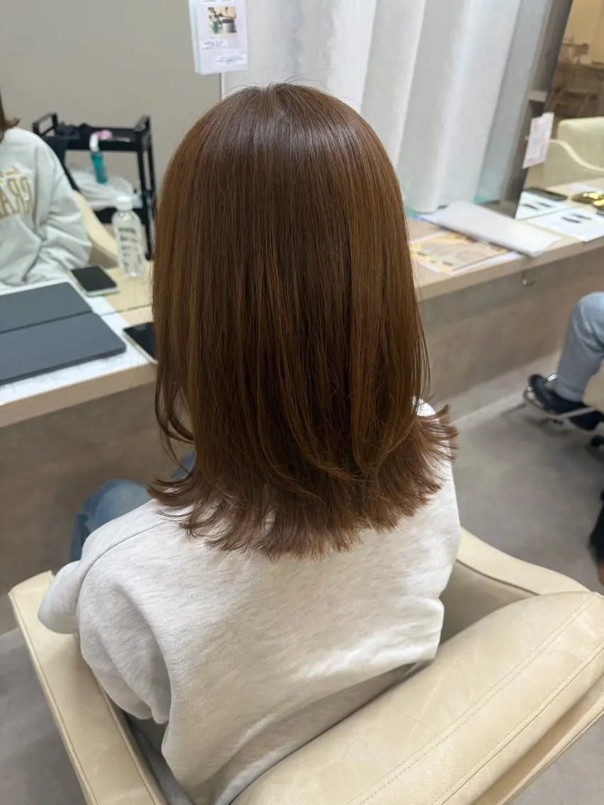 ミディアム りん/ハイトーン💖 🌈髪質改善✨️浜松のヘアスタイル