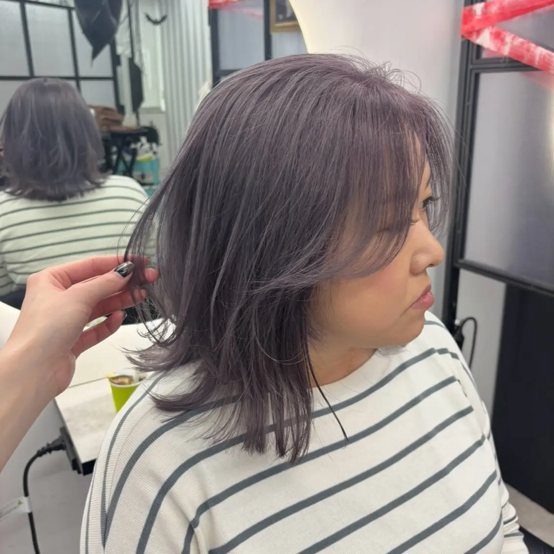 ミディアム カラー ヘアカラー Ren. 🦋デザインカラーのヘアスタイル